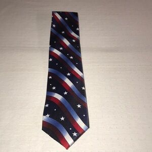 Parquet American Flag Tie